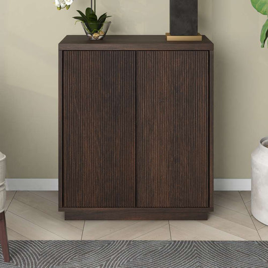 Hudson & Canal - Alston 28in Wide Rectangular Accent Cabinet in Alder Brown - AC1935 veiw 2