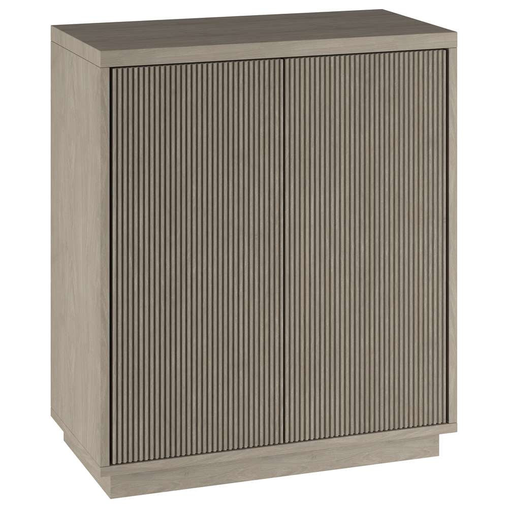 Hudson & Canal - Alston 28in Wide Rectangular Accent Cabinet in Antiqued Gray Oak - AC1936 veiw 1