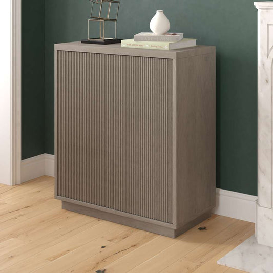 Hudson & Canal - Alston 28in Wide Rectangular Accent Cabinet in Antiqued Gray Oak - AC1936 veiw 2