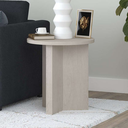 Hudson & Canal - Anders 20in Wide Round Side Table in Alder White - ST1927 veiw 2