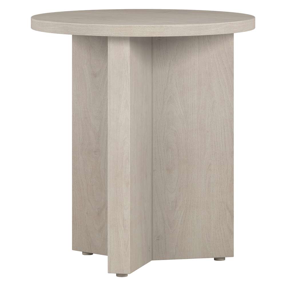 Hudson & Canal - Anders 20in Wide Round Side Table in Alder White - ST1927 veiw 4