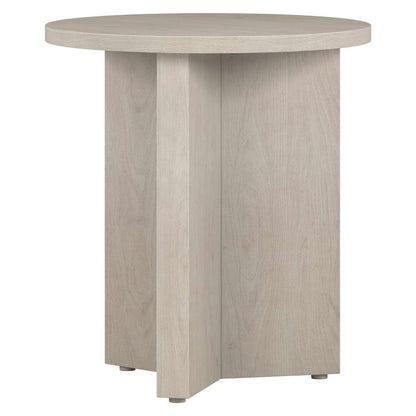 Hudson & Canal - Anders 20in Wide Round Side Table in Alder White - ST1927 veiw 4