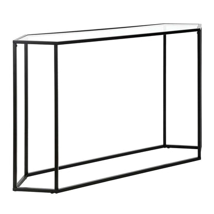 Hudson & Canal - Beck 48in Wide Hexagonal Console Table in Blackened Bronze - AT0551 veiw 1