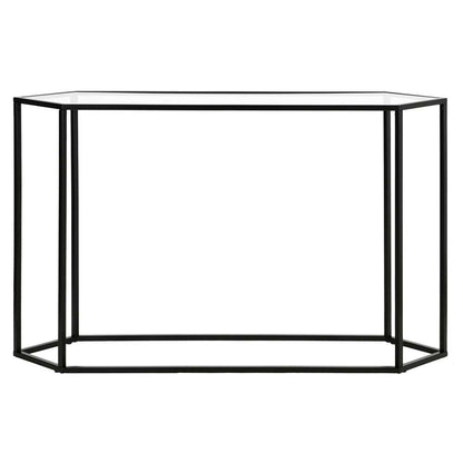 Hudson & Canal - Beck 48in Wide Hexagonal Console Table in Blackened Bronze - AT0551 veiw 3