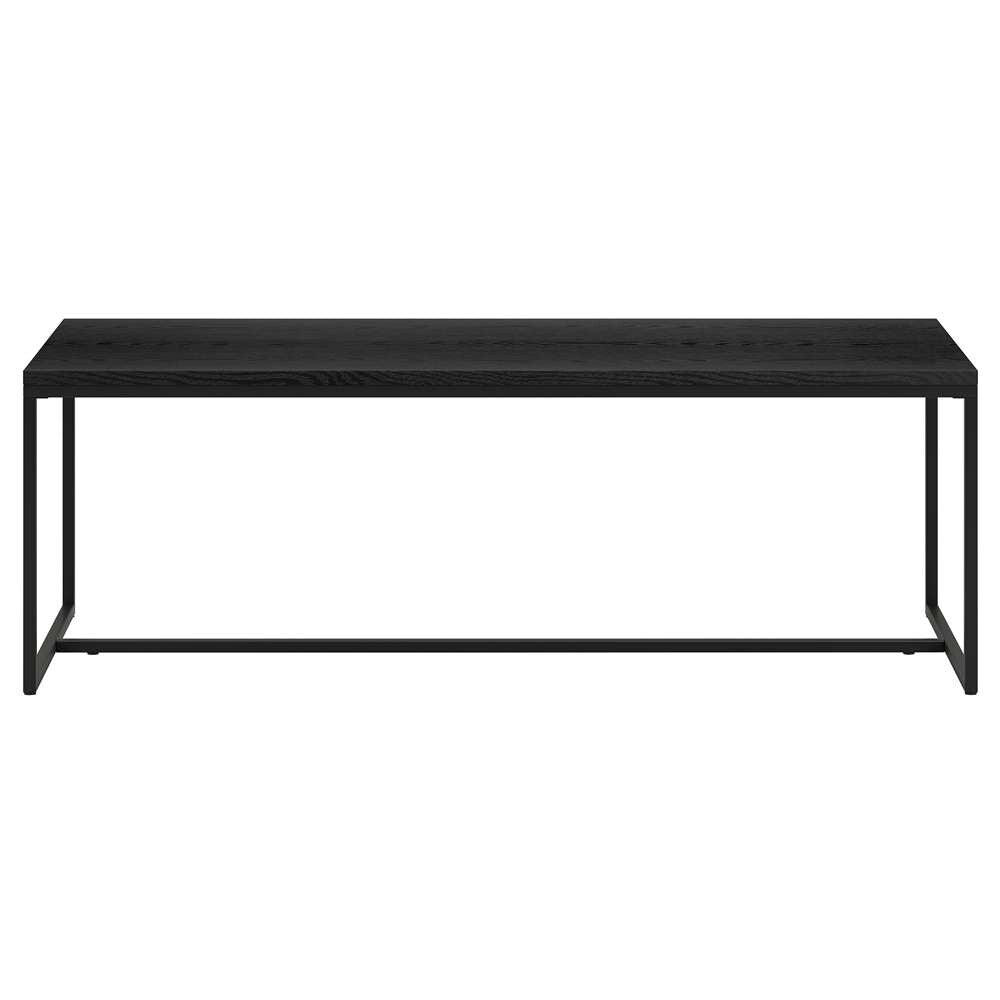 Hudson & Canal - Boone 47.25in Wide Rectangular Coffee Table in Black Grain - CT1522 veiw 3