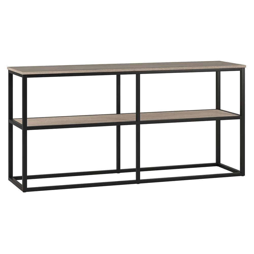 Hudson & Canal - Brasier Rectangular TV Stand for TVs up to 65in in Antiqued Gray Oak - TV1109 veiw 1