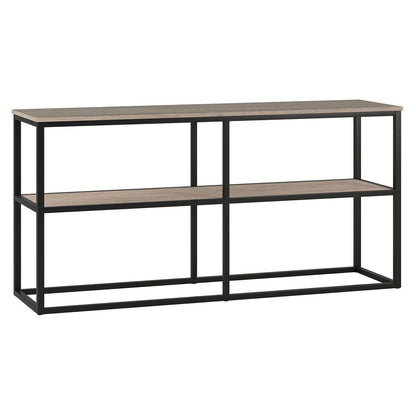 Hudson & Canal - Brasier Rectangular TV Stand for TVs up to 65in in Antiqued Gray Oak - TV1109 veiw 1