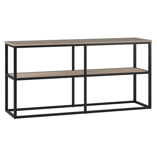 Hudson & Canal - Brasier Rectangular TV Stand for TVs up to 65in in Antiqued Gray Oak - TV1109 veiw 1