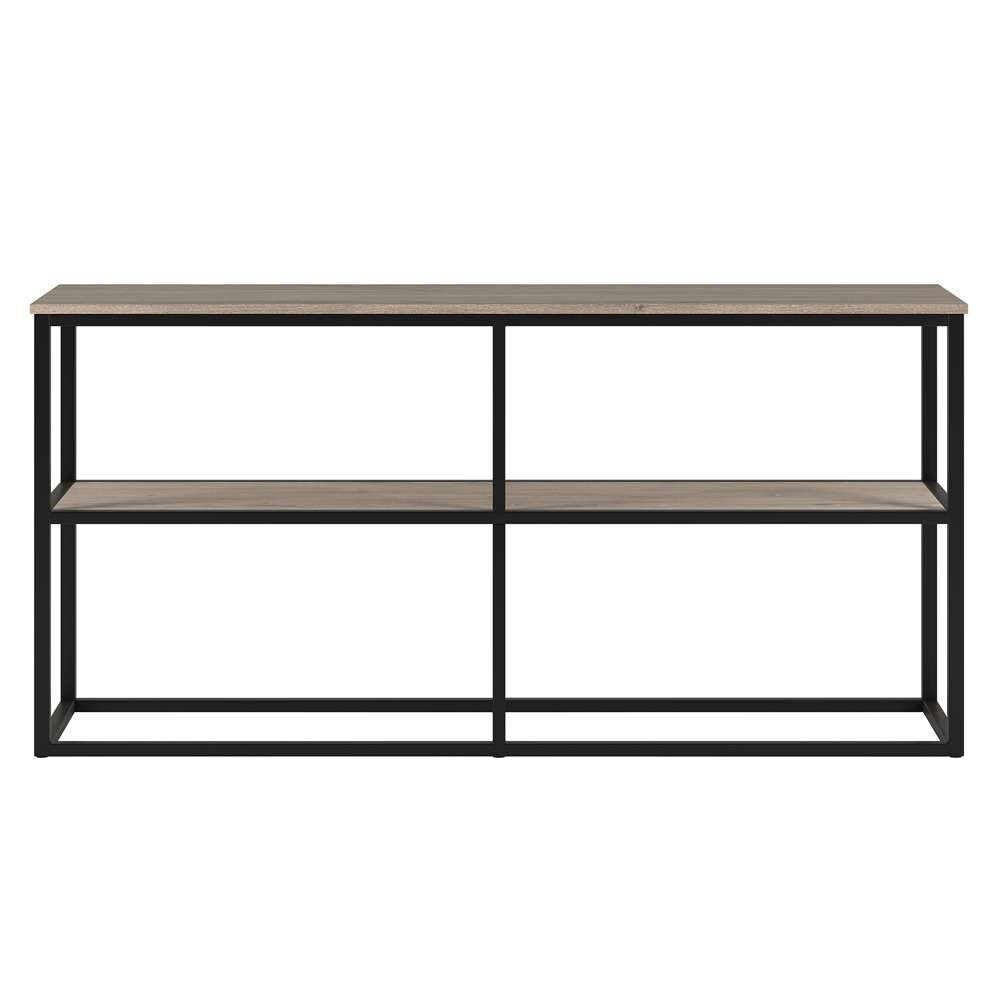 Hudson & Canal - Brasier Rectangular TV Stand for TVs up to 65in in Antiqued Gray Oak - TV1109 veiw 3