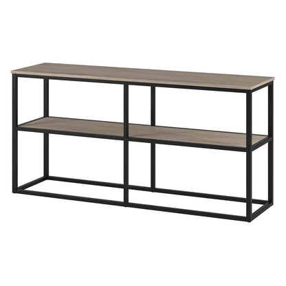 Hudson & Canal - Brasier Rectangular TV Stand for TVs up to 65in in Antiqued Gray Oak - TV1109 veiw 4