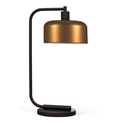 Hudson & Canal - Cadmus 20.5in Tall Table Lamp with Metal Shade in Blackened Bronze/Brass/Brass - TL0099 veiw 1