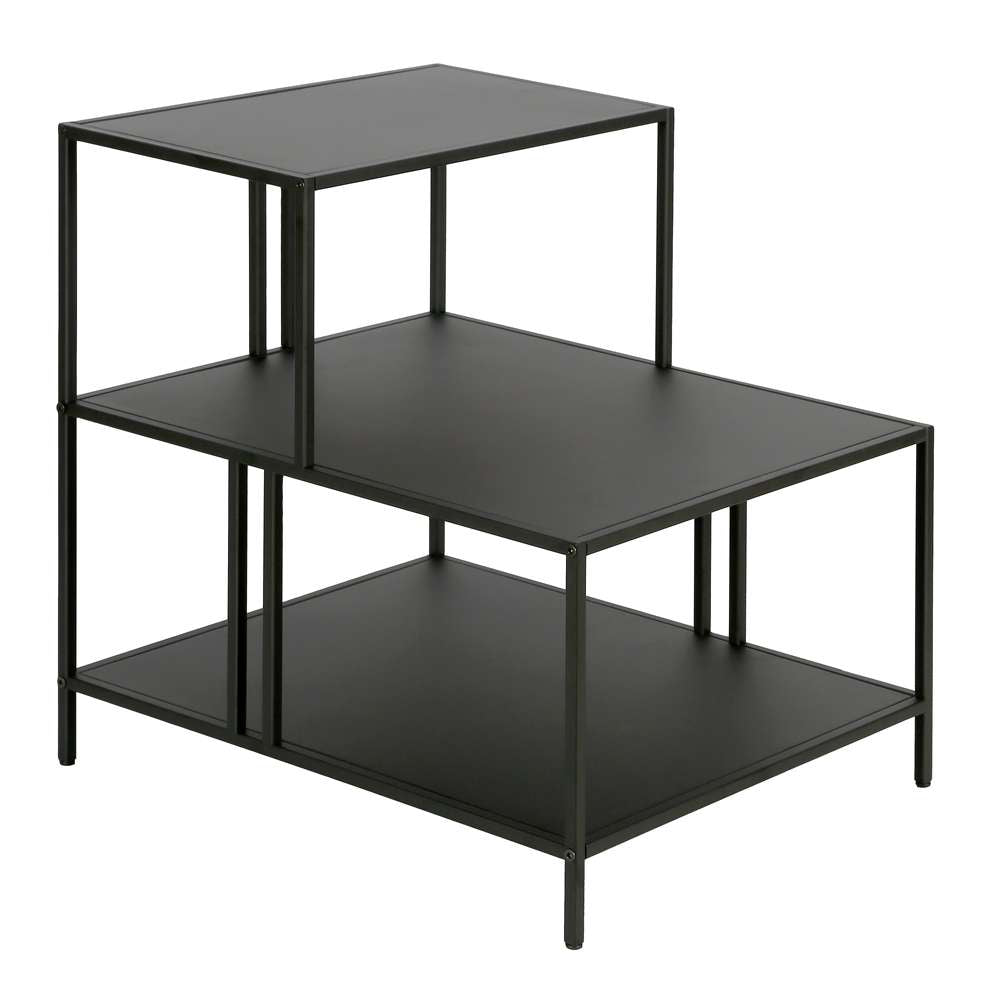 Hudson & Canal - Cortland 20in Wide Rectangular Side Table in Blackened Bronze - ST1003 veiw 1