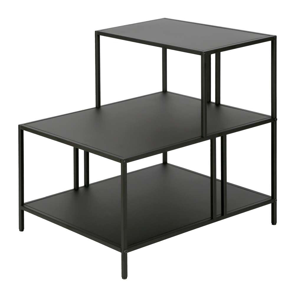 Hudson & Canal - Cortland 20in Wide Rectangular Side Table in Blackened Bronze - ST1003 veiw 4
