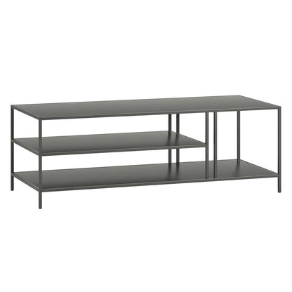 Hudson & Canal - Cortland 48in Wide Rectangular Coffee Table in Gunmetal Gray - CT1006 veiw 1