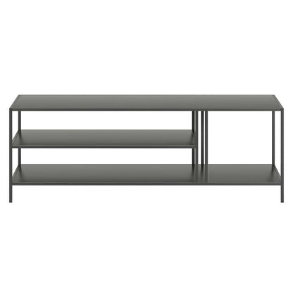 Hudson & Canal - Cortland 48in Wide Rectangular Coffee Table in Gunmetal Gray - CT1006 veiw 3