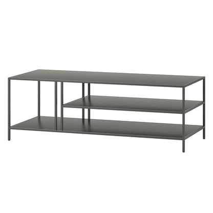 Hudson & Canal - Cortland 48in Wide Rectangular Coffee Table in Gunmetal Gray - CT1006 veiw 4