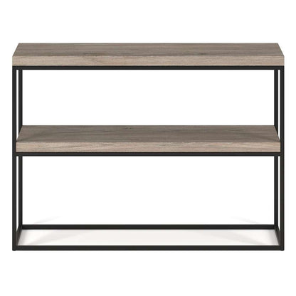 Hudson & Canal - Edmund 42in Wide Rectangular Console Table in Antiqued Gray Oak - AT1350 veiw 3