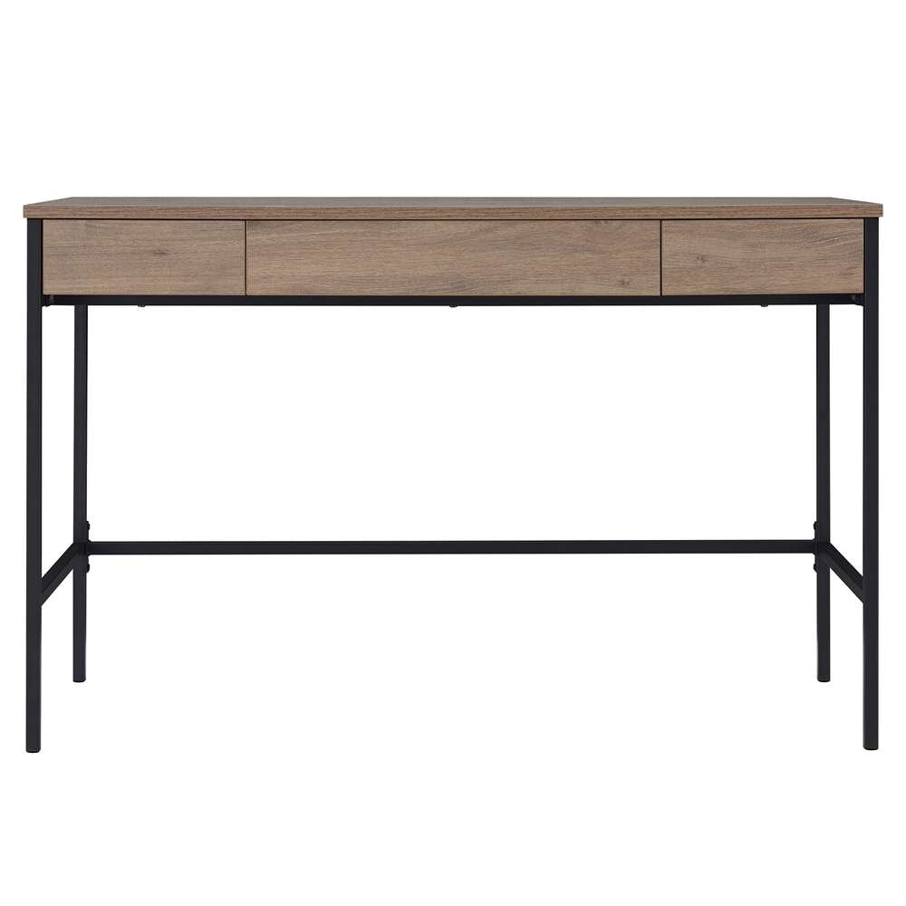 Hudson & Canal - Evans 47.75in Wide Rectangular Writing Desk in Antiqued Gray Oak - OF1299 veiw 3
