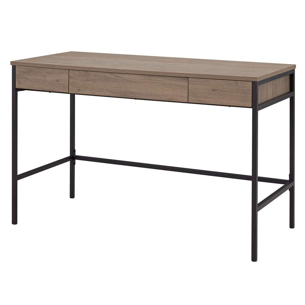 Hudson & Canal - Evans 47.75in Wide Rectangular Writing Desk in Antiqued Gray Oak - OF1299 veiw 4