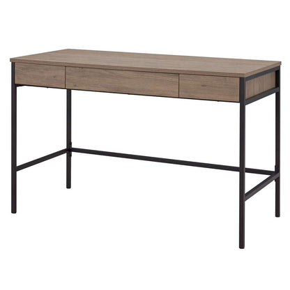 Hudson & Canal - Evans 47.75in Wide Rectangular Writing Desk in Antiqued Gray Oak - OF1299 veiw 4