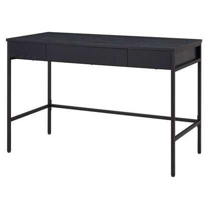 Hudson & Canal - Evans 47.75in Wide Rectangular Writing Desk in Black - OF1298 veiw 4