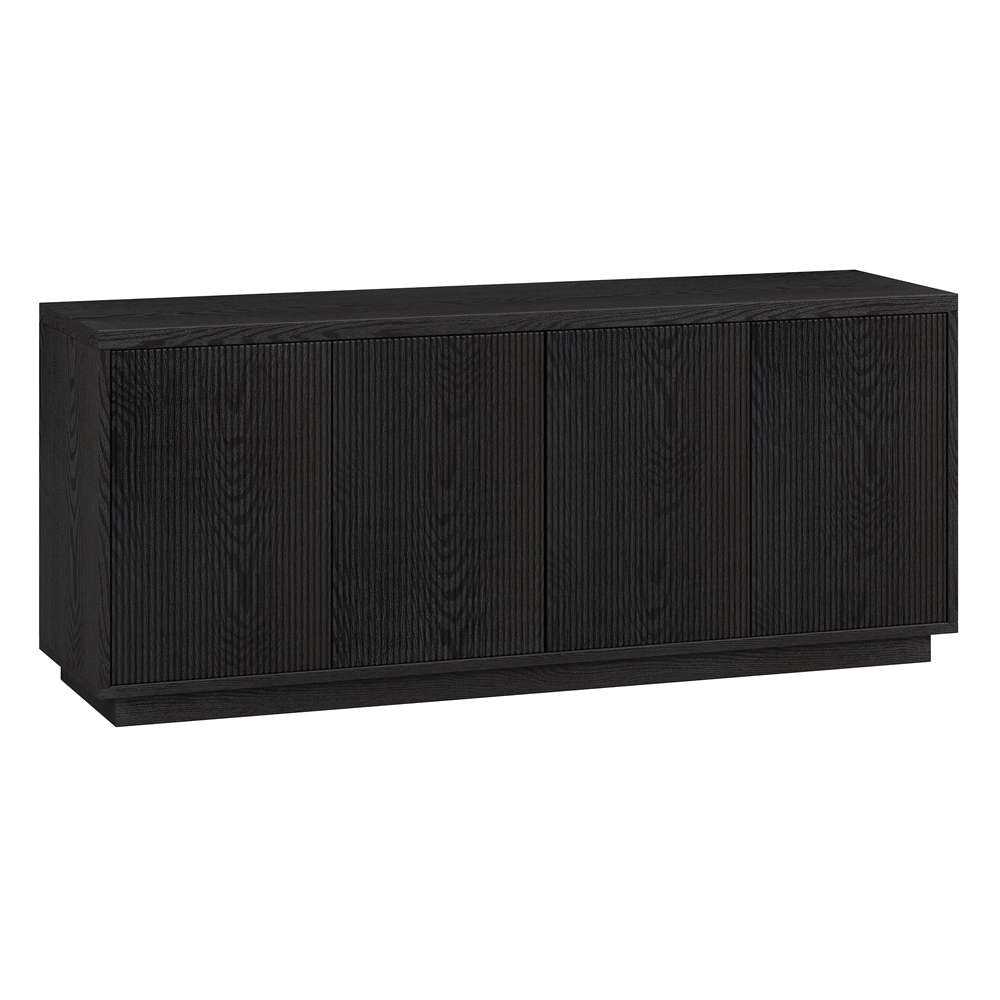 Hudson & Canal - Hanson Rectangular TV Stand for TVs up to 65in in Black Grain - TV1696 veiw 1
