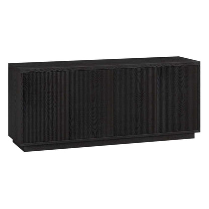Hudson & Canal - Hanson Rectangular TV Stand for TVs up to 65in in Black Grain - TV1696 veiw 1