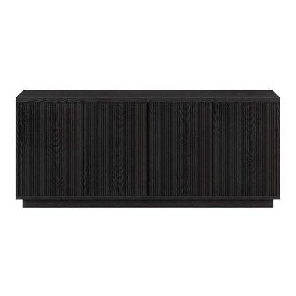Hudson & Canal - Hanson Rectangular TV Stand for TVs up to 65in in Black Grain - TV1696 veiw 3