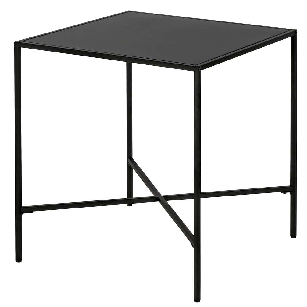 Hudson & Canal - Henley 20in Wide Square Side Table with Metal Top in Blackened Bronze - ST0829 veiw 4