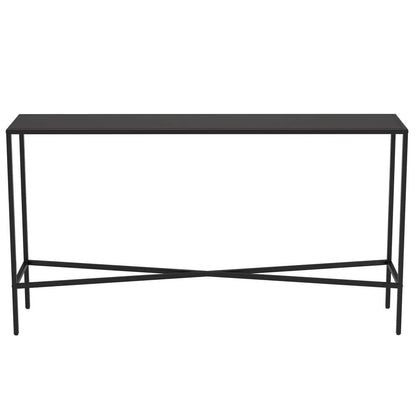 Hudson & Canal - Henley 55in Wide Rectangular Console Table with Metal Top in Blackened Bronze - AT0823 veiw 3