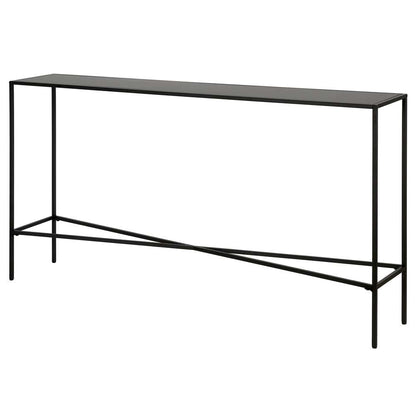Hudson & Canal - Henley 55in Wide Rectangular Console Table with Metal Top in Blackened Bronze - AT0823 veiw 4