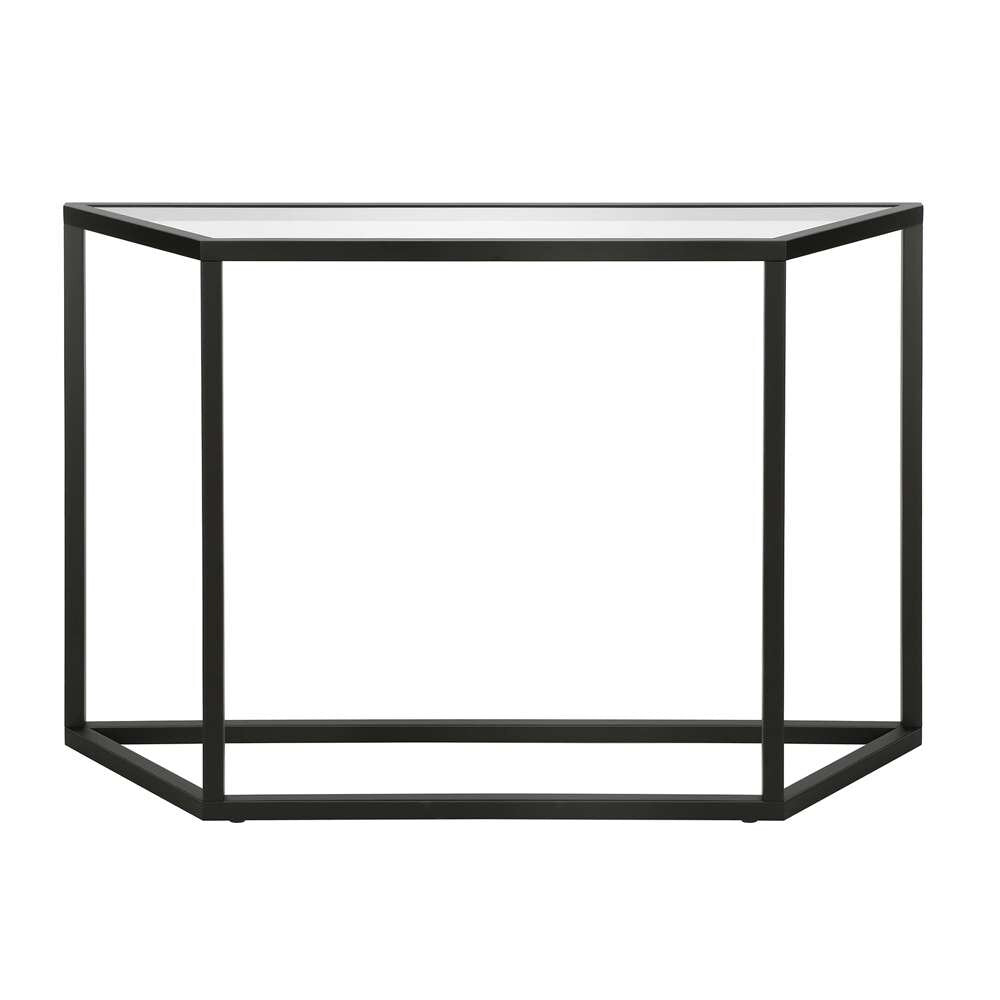 Hudson & Canal - Levi 44in Wide Trapezoid Console Table in Blackened Bronze - AT0428 veiw 3