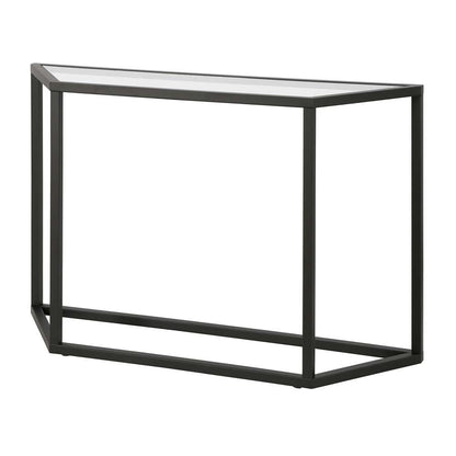 Hudson & Canal - Levi 44in Wide Trapezoid Console Table in Blackened Bronze - AT0428 veiw 4