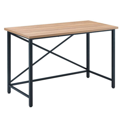 Hudson & Canal - Martina Rectangular 47.5in Wide Desk in Black/Golden Oak - OF0840 veiw 1