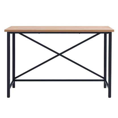 Hudson & Canal - Martina Rectangular 47.5in Wide Desk in Black/Golden Oak - OF0840 veiw 3
