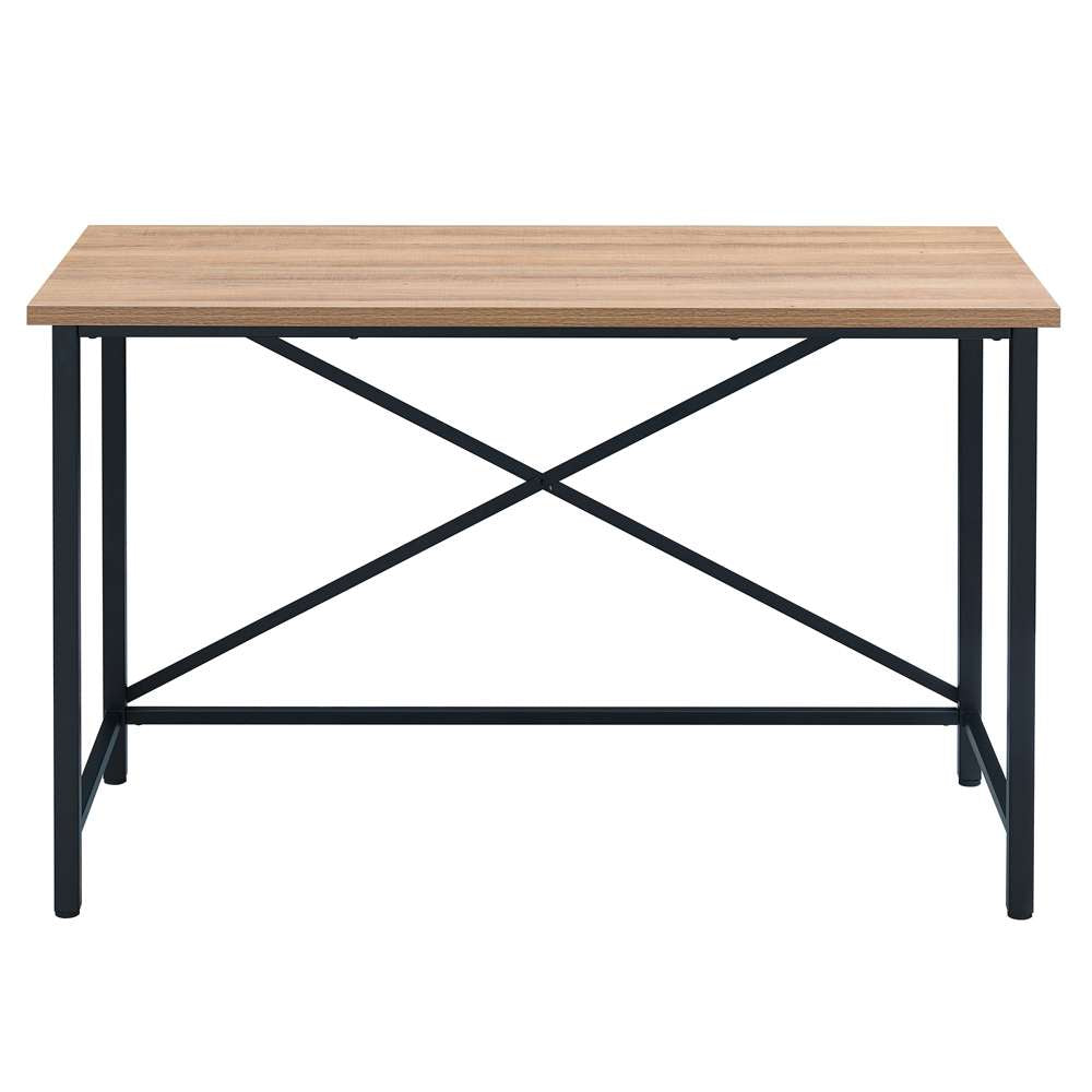 Hudson & Canal - Martina Rectangular 47.5in Wide Desk in Black/Golden Oak - OF0840 veiw 5