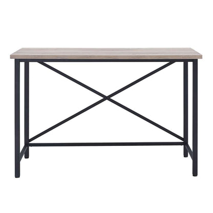 Hudson & Canal - Martina Rectangular 47.5in Wide Desk in Black/Gray Oak - OF0839 veiw 3