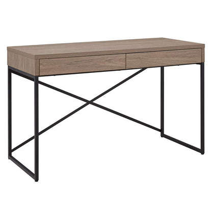 Hudson & Canal - Mason Rectangular 47.75in Wide Desk in Antiqued Gray Oak - OF1297 veiw 1