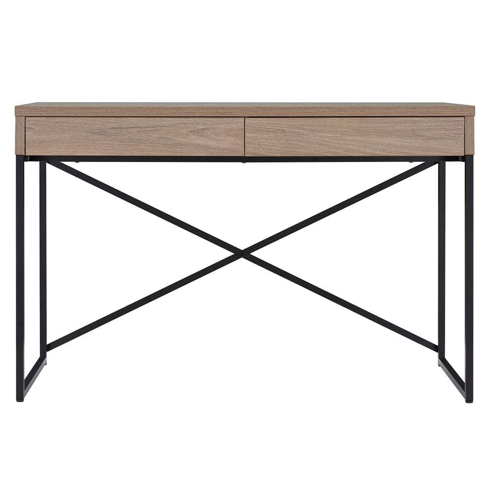 Hudson & Canal - Mason Rectangular 47.75in Wide Desk in Antiqued Gray Oak - OF1297 veiw 3