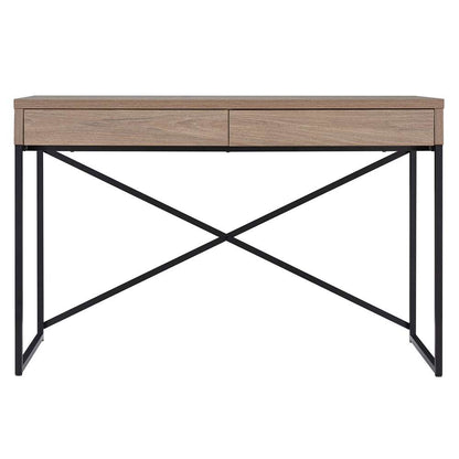 Hudson & Canal - Mason Rectangular 47.75in Wide Desk in Antiqued Gray Oak - OF1297 veiw 3