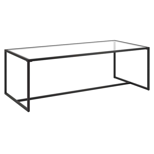 Hudson & Canal - Pico 47.25in Wide Rectangular Coffee Table in Blackened Bronze - CT1661 veiw 1