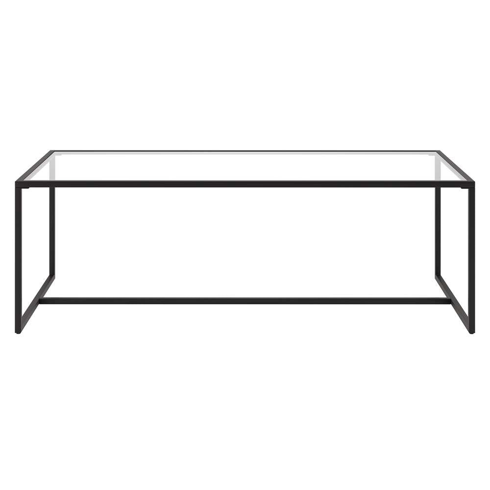 Hudson & Canal - Pico 47.25in Wide Rectangular Coffee Table in Blackened Bronze - CT1661 veiw 3