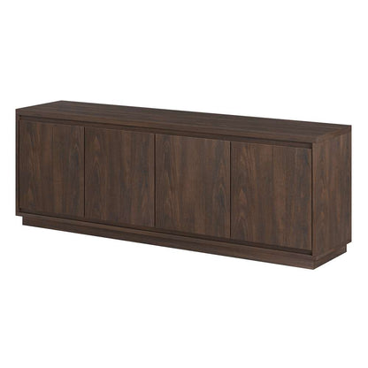 Hudson & Canal - Presque Rectangular TV Stand for TVs up to 75in in Alder Brown - TV1942 veiw 4