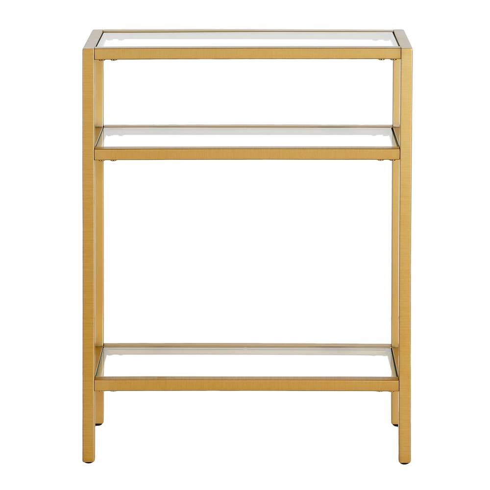 Hudson & Canal - Sivil 22in Wide Rectangular Console Table in Brass - AT1166 veiw 3
