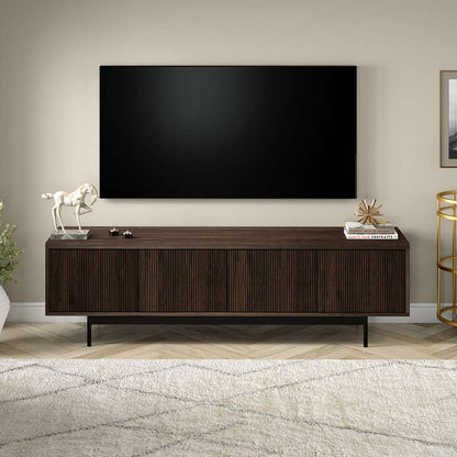 Hudson & Canal - Whitman Rectangular TV Stand for TVs up to 75in in Alder Brown - TV1933 veiw 2