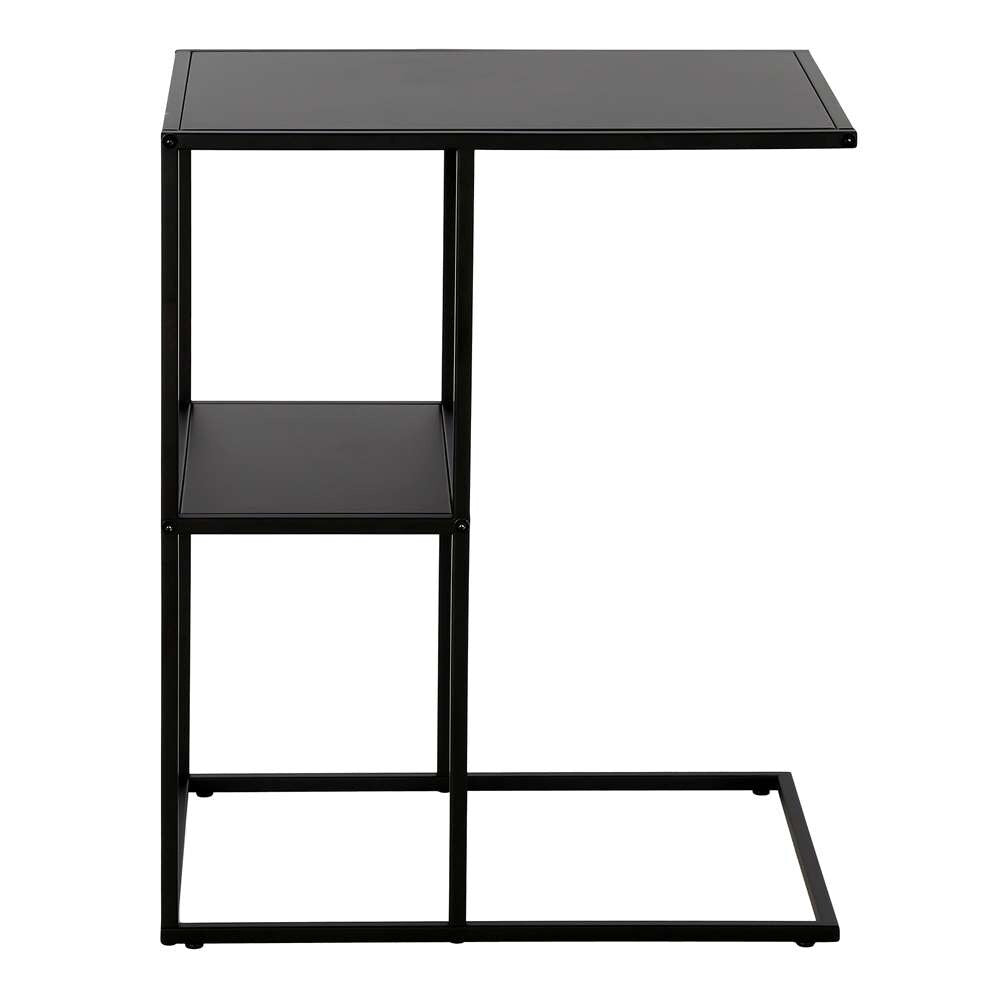 Hudson & Canal - Winthrop 20in Wide Rectangular Side Table in Blackened Bronze - ST1356 veiw 3