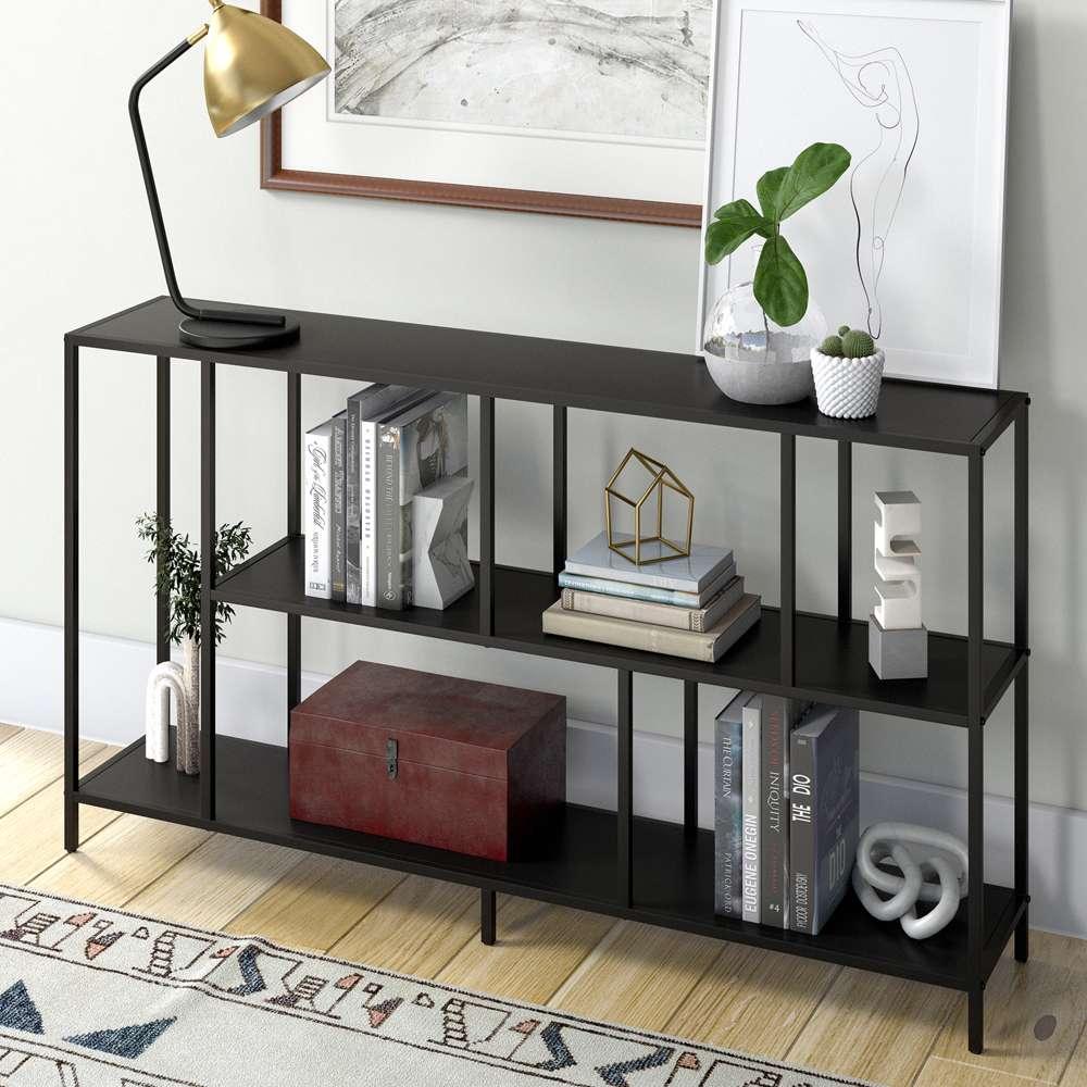 Hudson & Canal - Winthrop 52in Wide Rectangular Console Table in Blackened Bronze - AT0914 veiw 2