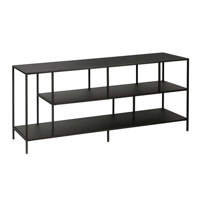 Hudson & Canal - Winthrop Rectangular TV Stand with Metal Shelves for TVs up to 60in in Blackened Bronze - TV0283 veiw 1