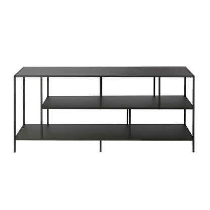 Hudson & Canal - Winthrop Rectangular TV Stand with Metal Shelves for TVs up to 60in in Blackened Bronze - TV0283 veiw 3