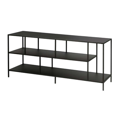 Hudson & Canal - Winthrop Rectangular TV Stand with Metal Shelves for TVs up to 60in in Blackened Bronze - TV0283 veiw 4